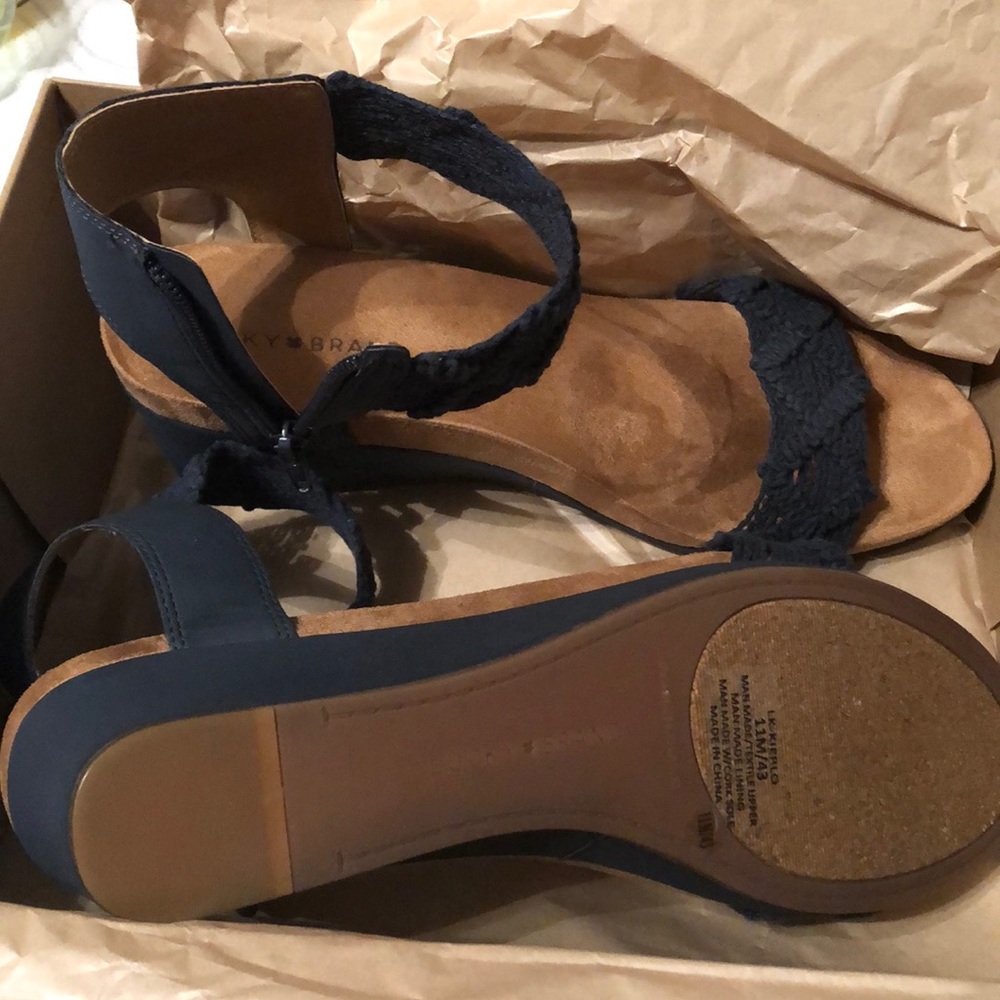 Blue Lucky Brand Sandals